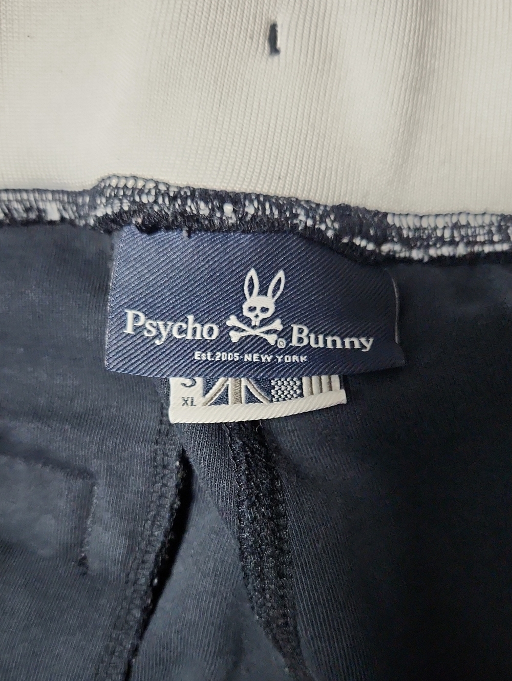 Psycho Bunny Men's Navy Daniel Side Stripe Track Pants - Picture 6 of 7